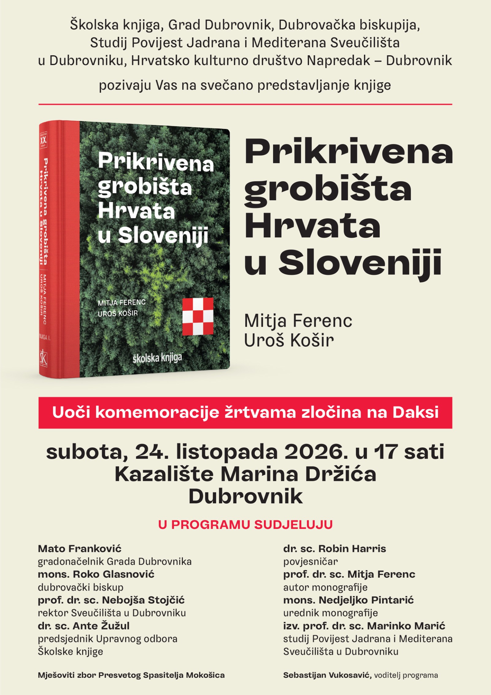 NAJAVLJUJEMO